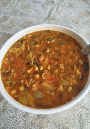عکسی از دستور آش غوره