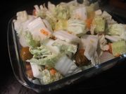 Una foto de ensalada de col