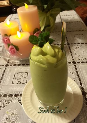 Hình của món Sinh tố bơ !.