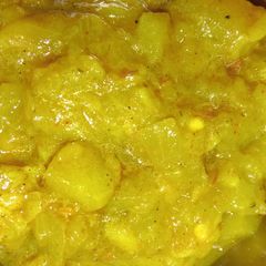 A picture of Kaddu ke sabzi.