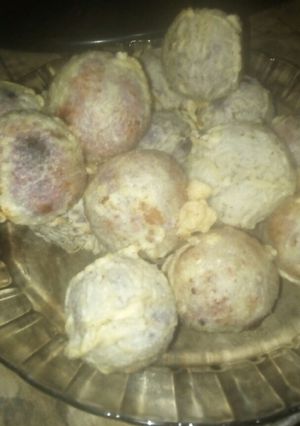 Foto resep Bola bola ubi isi gula merah tanpa tepung panir