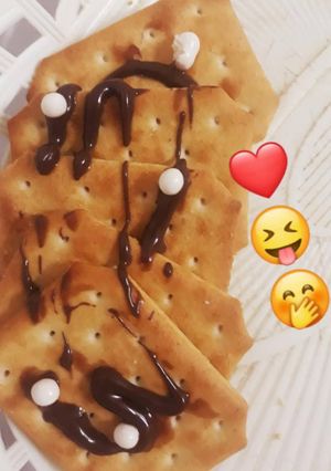 عکسی از دستور بسکوییت شکلاتی🍪