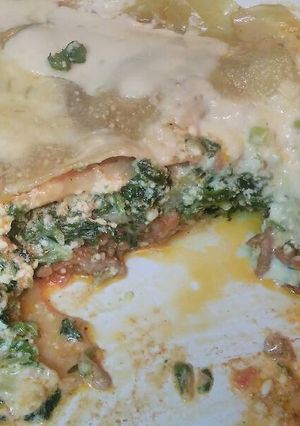 Una foto de Lasagna de carne y verdura