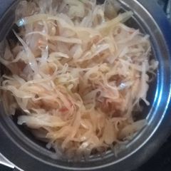 A picture of Cooked Cabbage.
