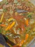 Tongseng daging kambing tanpa santan