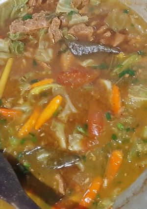 Foto resep Tongseng daging kambing tanpa santan