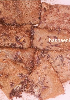Foto resep Dadar gulung pisang coklat