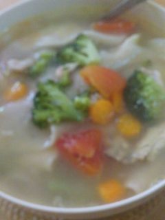 Foto resep Pangsit ayam sayur kuah enak..