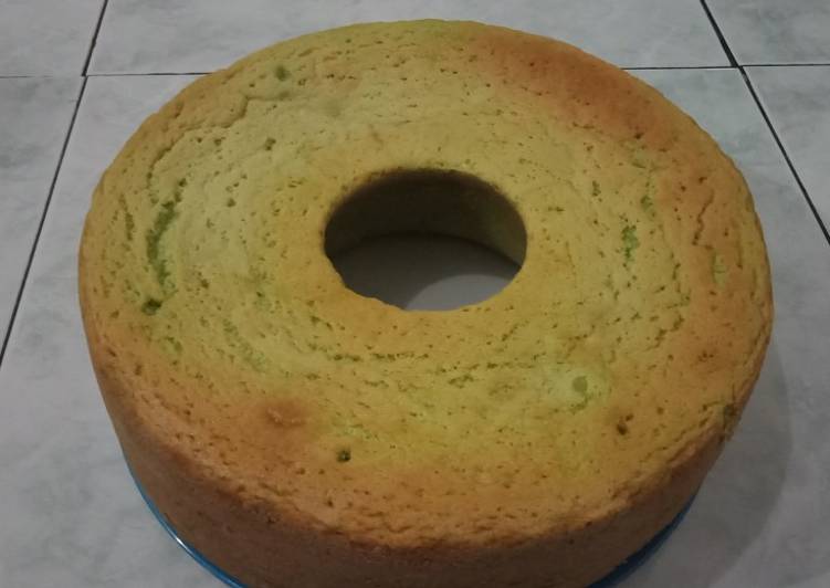 Cara Bikin Bolu panggang pasta pandan istimewa