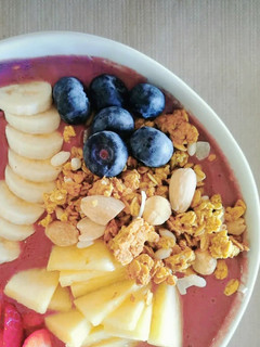 Foto de Smoothie Bowl de Banana e Morango