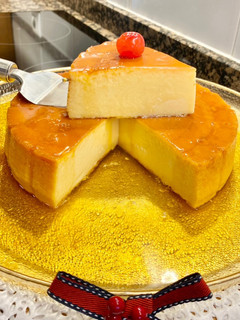 Una foto de Pudín de naranja