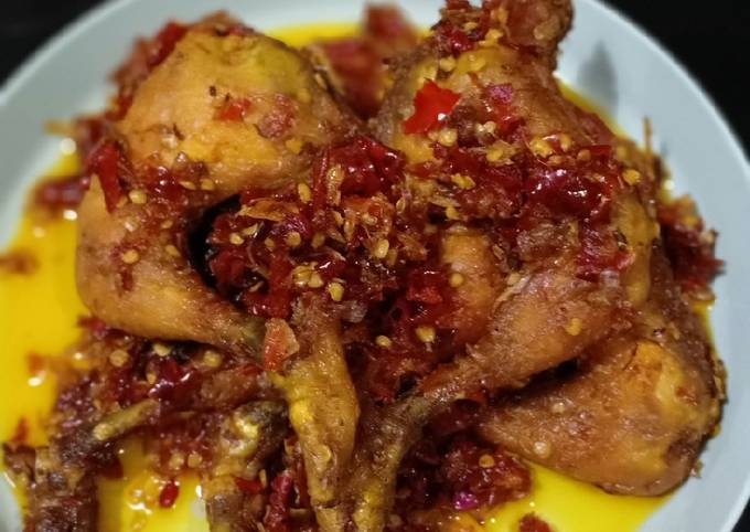 Resep Ayam Goreng Balado, Enak Banget