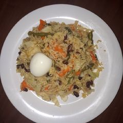 Vegetable rice A picture of Vegetable rice.
