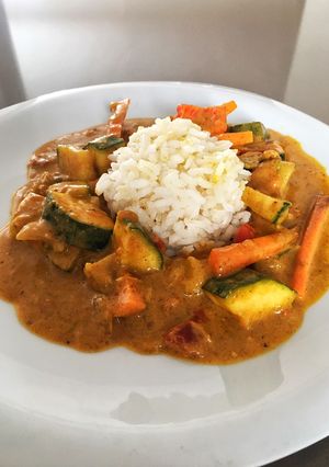 Currys zöldség (vegán) recept fotója