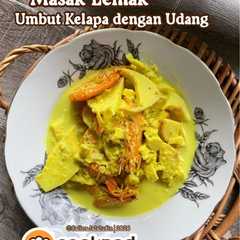 Masak Lemak Umbut Kelapa dengan Udang-レシピのメイン写真