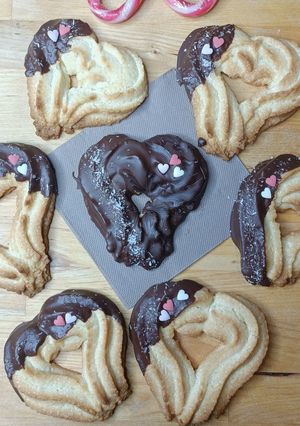Une photo de ❤️‍🔥 Biscuits spritz coeur (St Valentin)