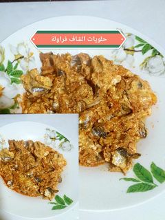 صورة لوصفة شكشوكة سردين 🐟🐟