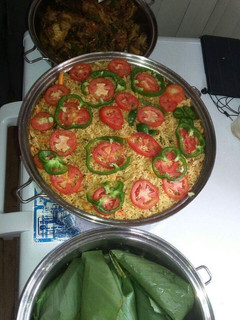 A picture of Jollof rice.
