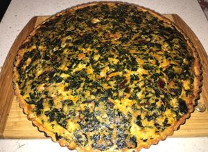 Una foto de Quiche vegetariano