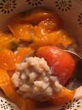 Persimmons and sweet rice