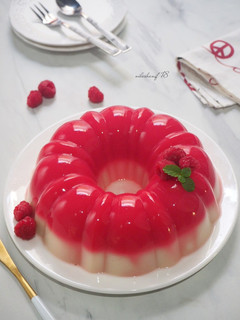 Foto resep Puding merah putih