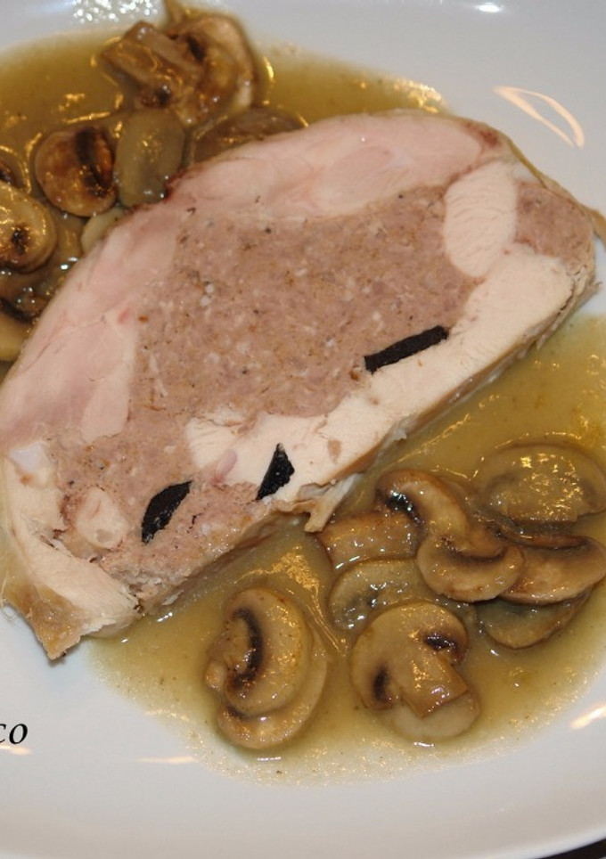 Una foto de Pollo relleno