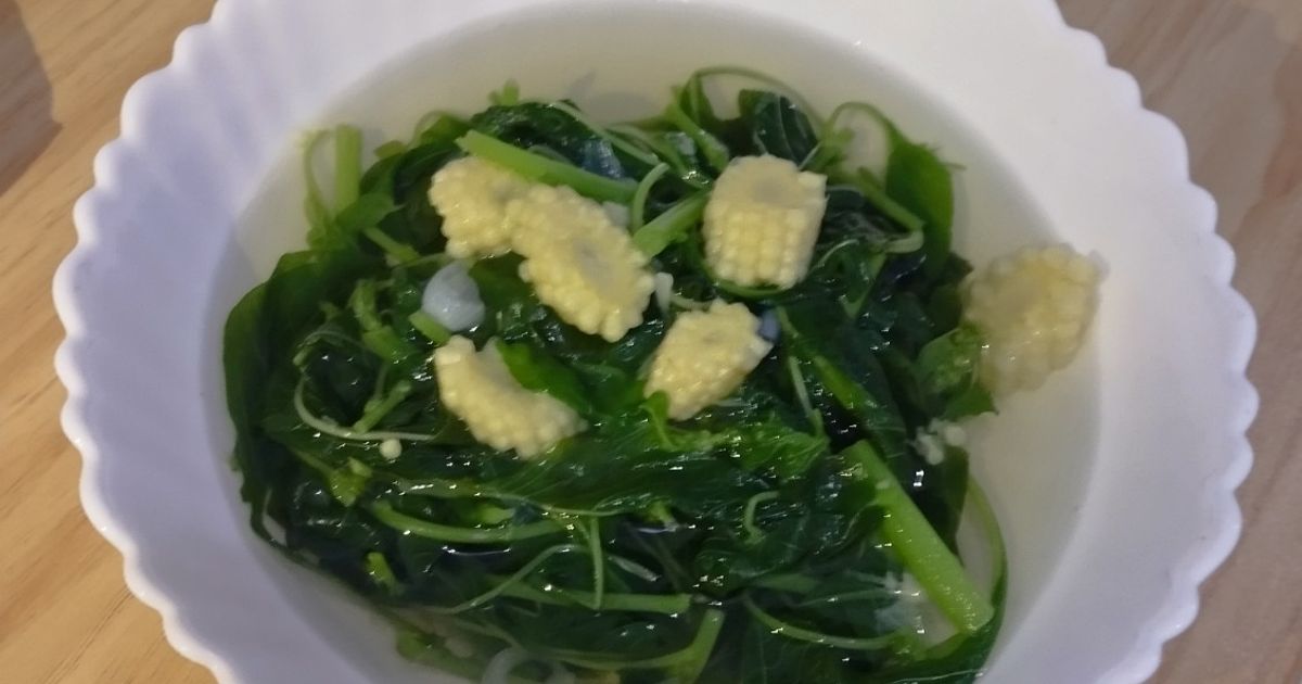 Sayur Bening Bayam Jagung Muda