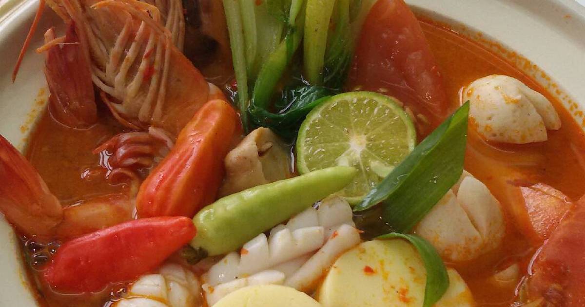 Resep Seafood Steamboat oleh JURU MASAK KAKI LIMA - Cookpad