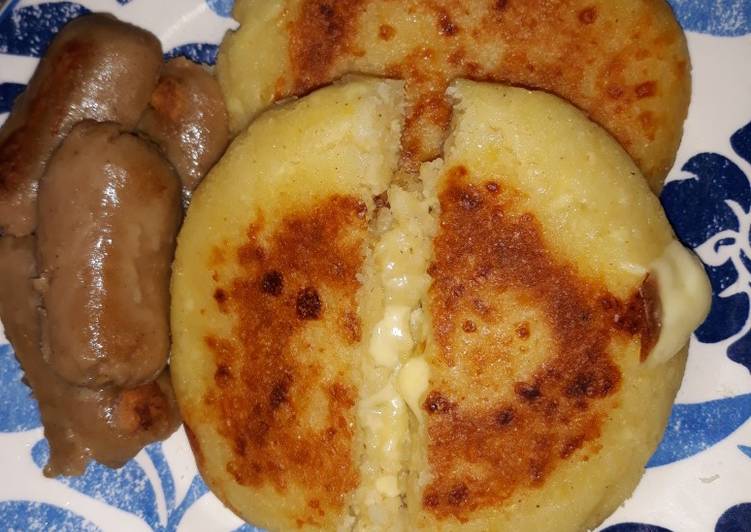 Recipe of Perfect Arepa tres quesos