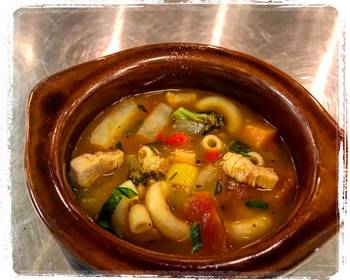 Ultimate, Prepare Chicken Minestrone Soup Home Style
