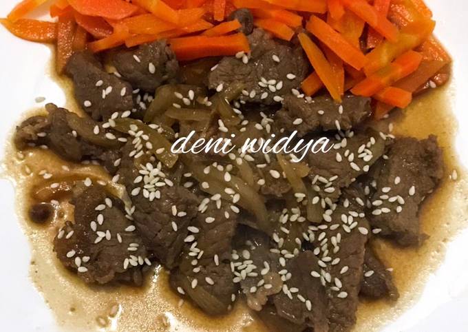 Beef Teriyaki (Daging Sapi Teriyaki)