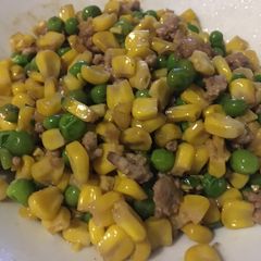 Chinese Style Sweetcorn and Peas. Simple yet delicious A picture of Chinese Style Sweetcorn and Peas. Simple yet delicious.