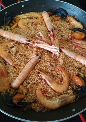 Foto principal de Paella de cigalas y rape
