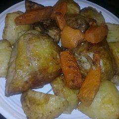 A picture of Roasted chicken.