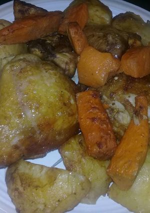 A picture of Roasted chicken.
