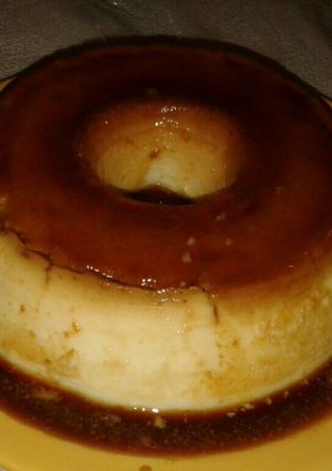 Una foto de Flan casero!