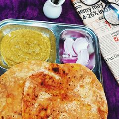 A picture of Masala Aloo Paratha.