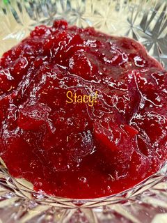 A picture of Cranberry Sauce.