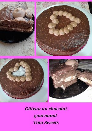 صورة لوصفة كيكة الحرير بالشوكولا 🍫 🇩🇿