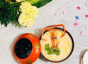 Hình của món Soup tôm phô mai -ăn dặm.