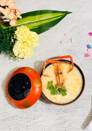 Hình của món Soup tôm phô mai -ăn dặm.