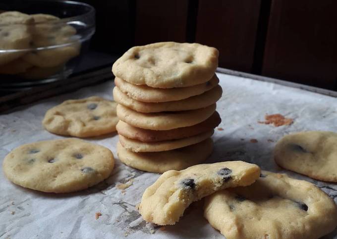 Dark chocolate chocochips cookies