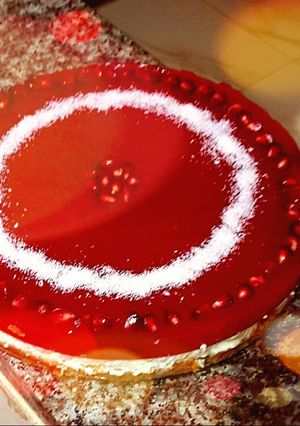 صورة لوصفة تشيز كيك الرمان