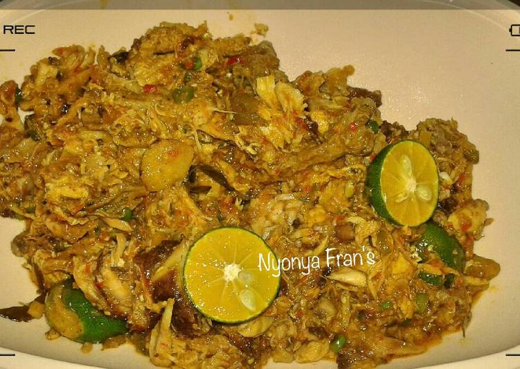 Bahan Menyiapkan Ayam pedes Gila By Nyonya Fran'S yang Bisa Manjain Lidah