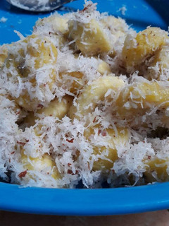 Foto resep Pisang Urap kelapa