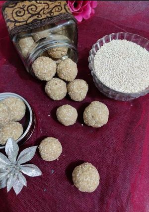 A picture of Mawa til ladoo.