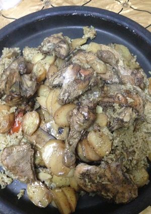 A picture of Eggplant Maqluba Recipe 🍆.