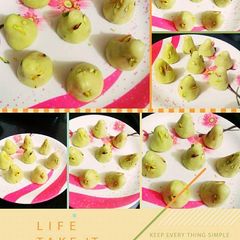 A picture of Instant milk powder modak.