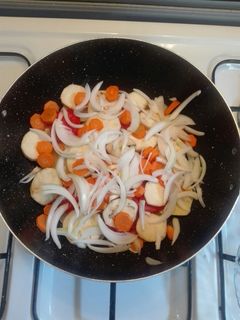عکسی از دستور خوراک سبزیجات قروقاطی