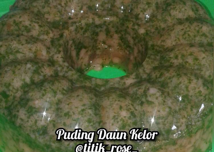 Puding Daun Kelor